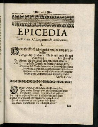 41-71, Epicedia.