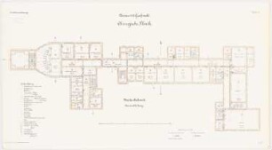Universität Greifswald Chirurgische Klinik: Grundriss 2. Obergeschoss 1:100