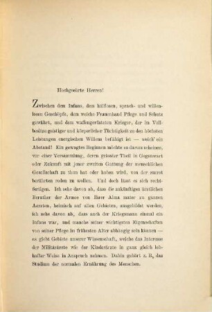 Ueber Gedeihen und Schwinden im Saeuglings-Alter : Festrede, gehalten am Stiftungstage der Kaiser Wilhelms-Akademie für das Militärärztliche Bildungswesen, 2. December 1897