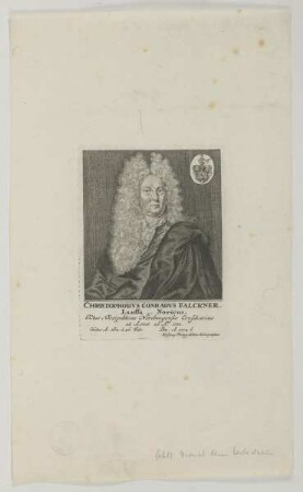 Bildnis des Christophorvs Conradvs Falckner