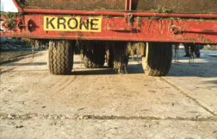 Grünlandlaufwerk am Ladewagen