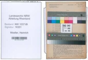 Entnazifizierung Heinrich Moeller , geb. 25.05.1907 (Verw.Beamter)