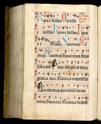 Ordinarium missae; Kyrie, Sanctus, Agnus