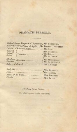 Dramatis personae