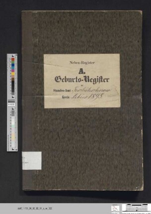 Geburtsregister Güldendorf 1895