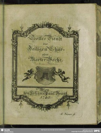 Gottes Dienst der Heiligen Char- oder Marter Woche