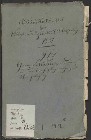 Heimatrechtsverleihung in Damm an den Fabrikarbeiter Georg Schülein, Verehelichung mit der Bauerstochter Anna Eva, geb. Ullrich