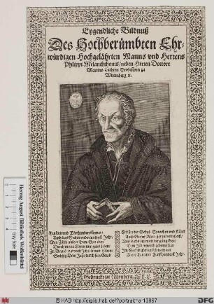 Bildnis Philipp Melanchthon (eig. Schwarzerdt)