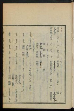Budun eberi i hacin. jai = 懦弱類 第二