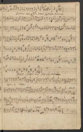 Venit Michael archangelus; Coro (2), bc; D-Dur