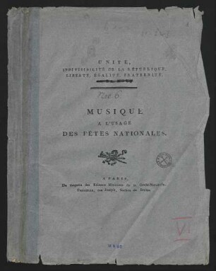Musique à l'usage des fêtes nationales