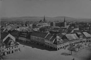 Bautzen vom Reichenturm um 1900, Repro