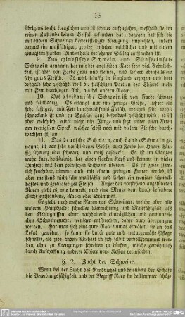 §. 2. Zucht der Schweine
