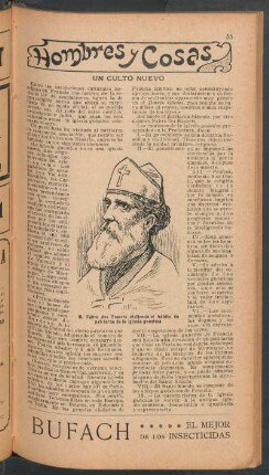 Un culto nuevo : Hombres y cosas