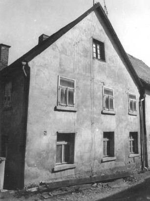 Adorf. Wohnhaus, Hellgasse 3. Straßenansicht