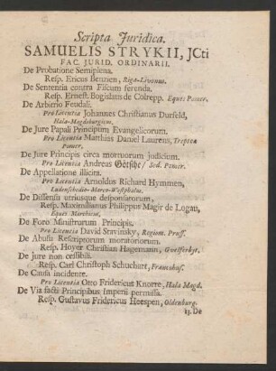 Scripta Juridica
