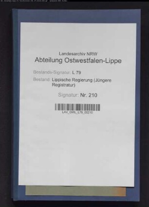Akten des Beamtenausschusses IIa, Band 3