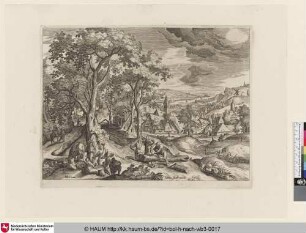 [Ruhe auf der Flucht nach Ägypten; The rest on the flight into Egypt]