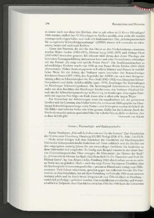 Rezensionen und Hinweise: Geistes-, Wissenschafts- und Kulturgeschichte
