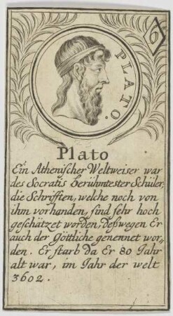 Bildnis des Plato