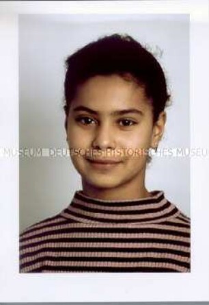 "Hanan" aus der Serie: Kinder einer Schulklasse, Portraits 1990-1998