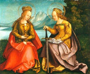 Hl. Barbara und Hl. Katharina