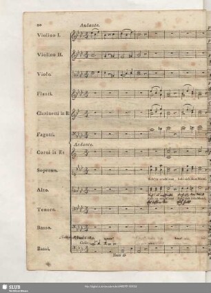 [Quartetto con Coro:] Sieh es erschließt hold sich dein Mund / Sieh es erschließt froh sich der Mund