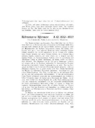 Björnsterne Björnson : 8.12.1832-1932