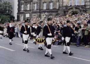 Abteilung Historie: 1719 - 1. Große Bergparade
