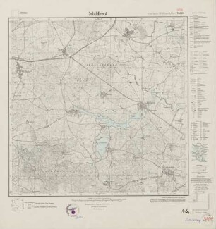 3054 (alte Nr.: 1560) Schildberg bei Soldin, Meßtischblatt (4cm - Karte)