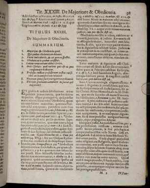 Titulus XXXIII. [ - ] Titulus XLIII.