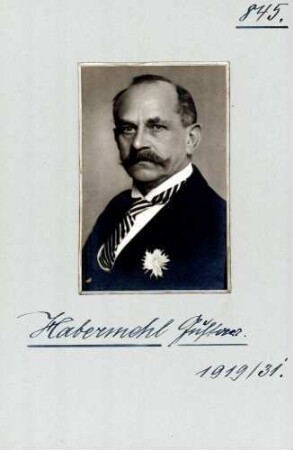 Habermehl, Gustav, DNVP / Bürgerliche Vereinigung