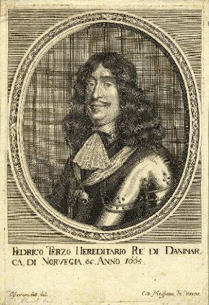 Bildnis von Friedrich III. (1609-1670), König von Dänemark