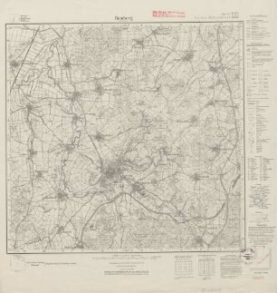 4922 (alte Nr.: 2858) Homberg Bez. Kassel, Meßtischblatt (4cm - Karte)