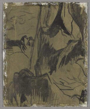 Skizze (Fragment), recto aus: "Geschichte des Till Eulenspiegel"