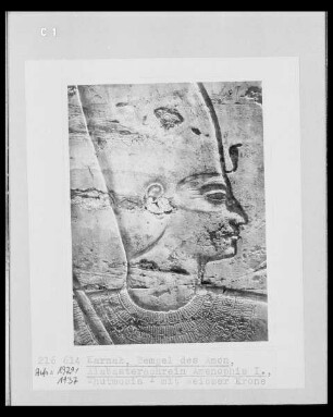 Thutmosis 1. mit weisser Krone