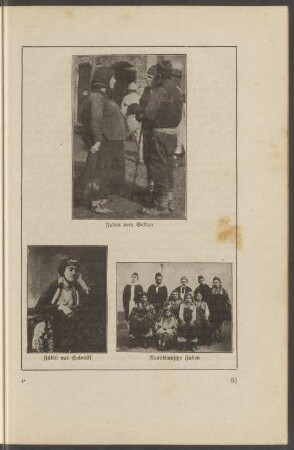 Juden vom Balkan / Jüdin aus Saloniki / Marokkanische Juden