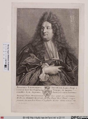 Bildnis Jean-Léonard Secousse