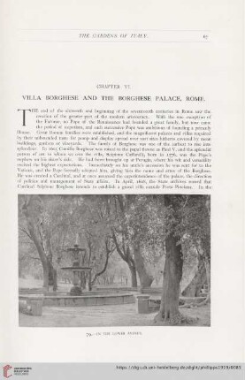 Chapter VI: Villa Borghese and the Borghese Palace, Rome