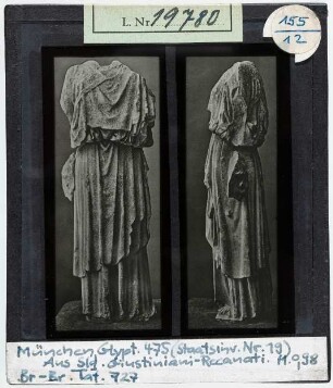 München: Glyptothek 475, Statuenfragment aus Sammlung Giustiniani-Recanti