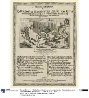 Entlauffener Ablaßkramer und helleuchtendes Evangelisches Liecht von Herrn Martino Luthern im 1517. Jahr...