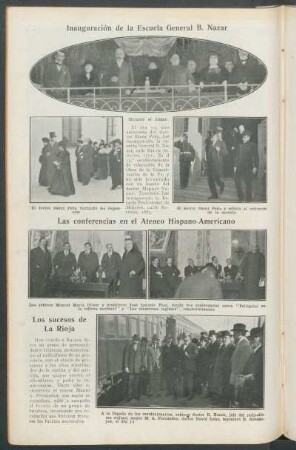 Las conferencias en el Ateneo Hispano-Americano