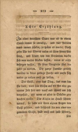 Achte Erzählung