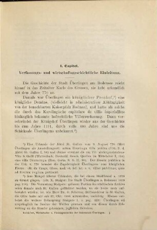 Wirtschafts- und Finanzgeschichte der Reichsstadt Überlingen am Bodensee : in den Jahren 1550 - 1628 nebst einem einleitenden Abriss der Überlinger Verfassungsgeschichte