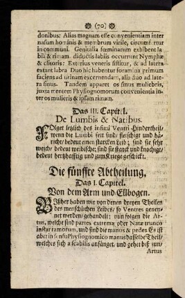 70-75, Die fünffte Abtheilung.