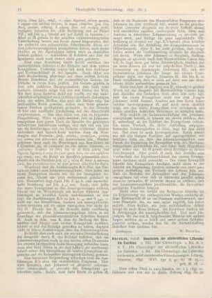 76-78 [Rezension] Geschichte der altchristlichen Litteratur zu Eusebius