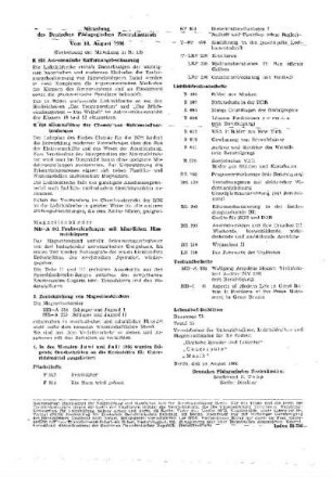 Mitteilung des Deutschen Pädagogischen Zentralinstituts : vom 10. August 1966