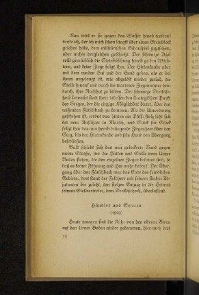 Händler und Sennen