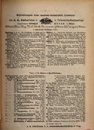 Der Bergmann : Blätter für Berg- und Hüttenwesen, Maschinen- und Metallindustrie, Handel und Verkehr. 1. 1873