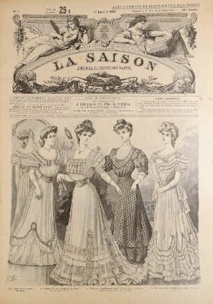 Sammlung: La Saison, Journal illustré des dames (1907)